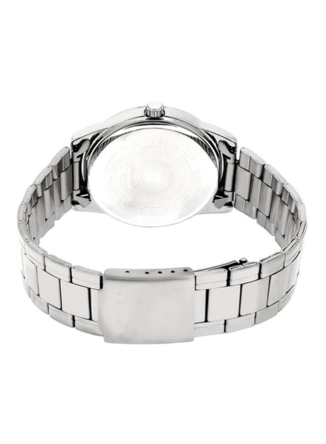 CASIO Men's Enticer Water Resistant Stainless Steel Analog Watch MTP-V001D-7BUDF - 38 mm - Silver - Image 2