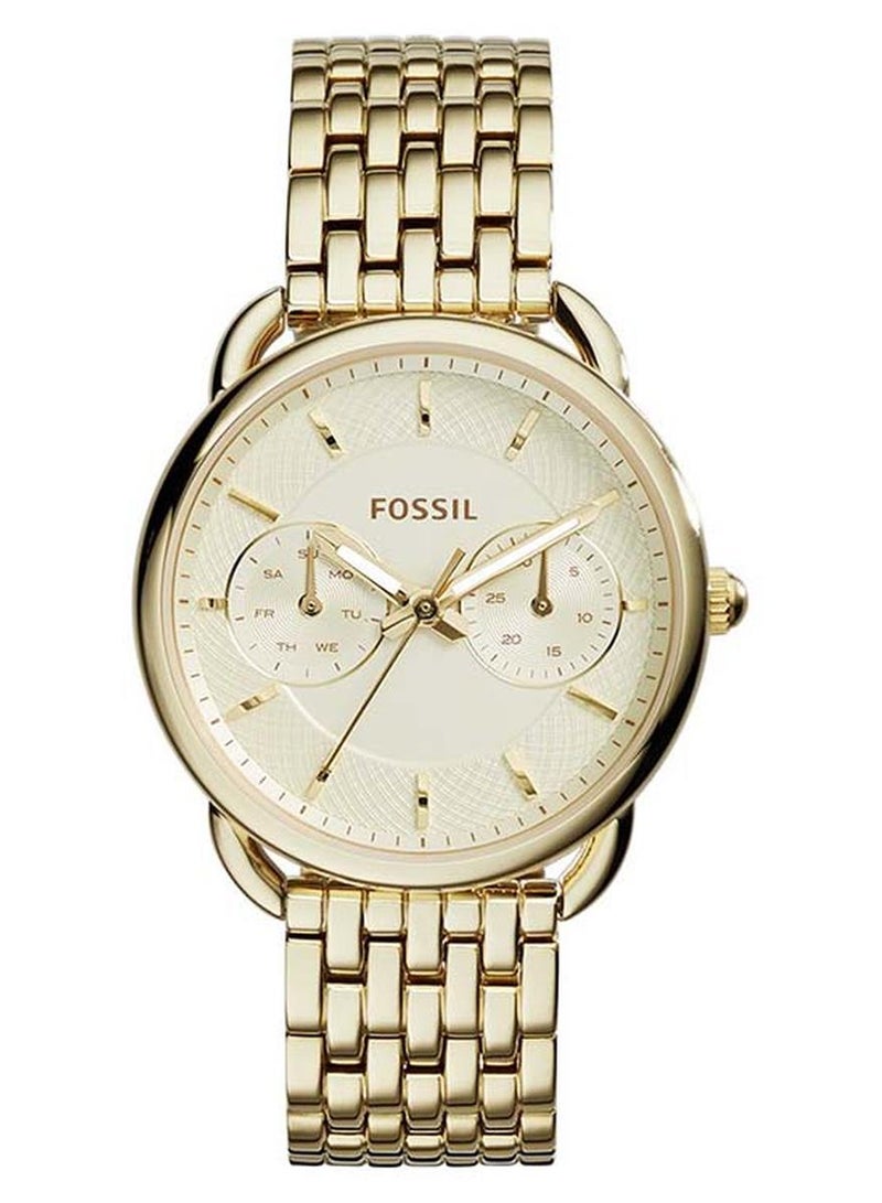FOSSIL Women's Stainless Steel Analog Quartz Watch ES3714 - 35 mm - Gold - Image 1