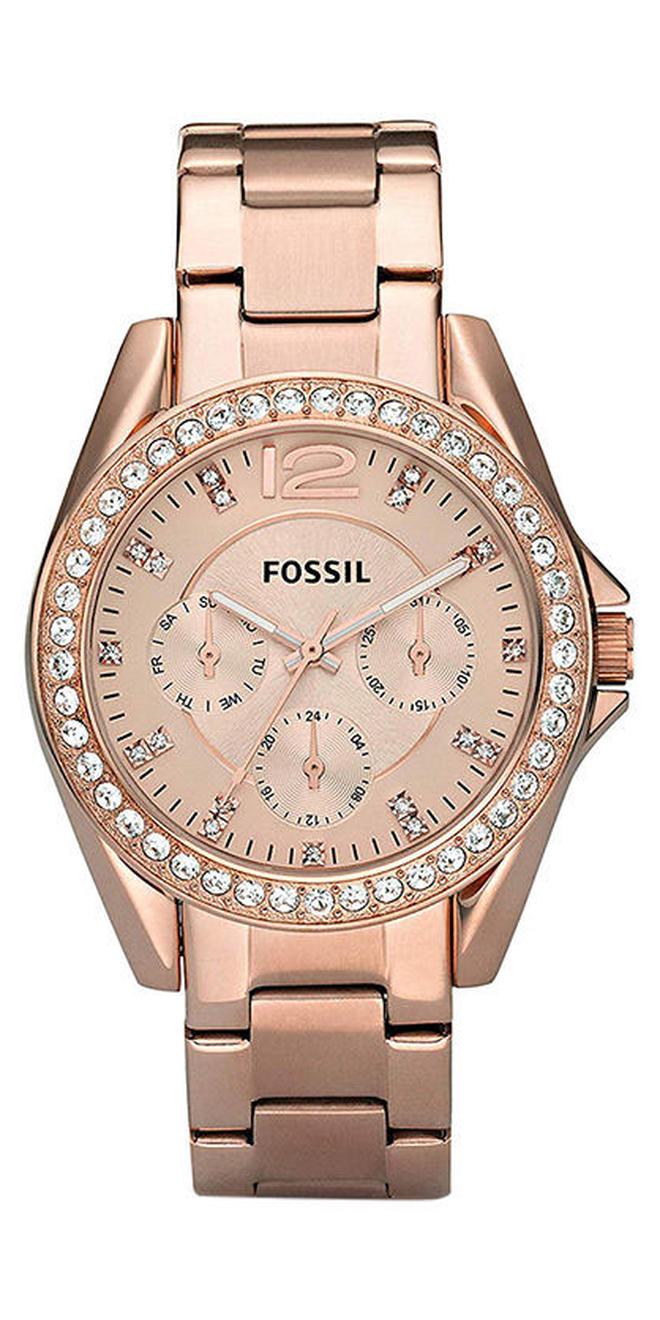 فوسيل ساعة يد كوارتز بعقارب مصنوعة من الستانلس ستيل طراز ES2811 - مقاس 38 مم للنساء - Image 1