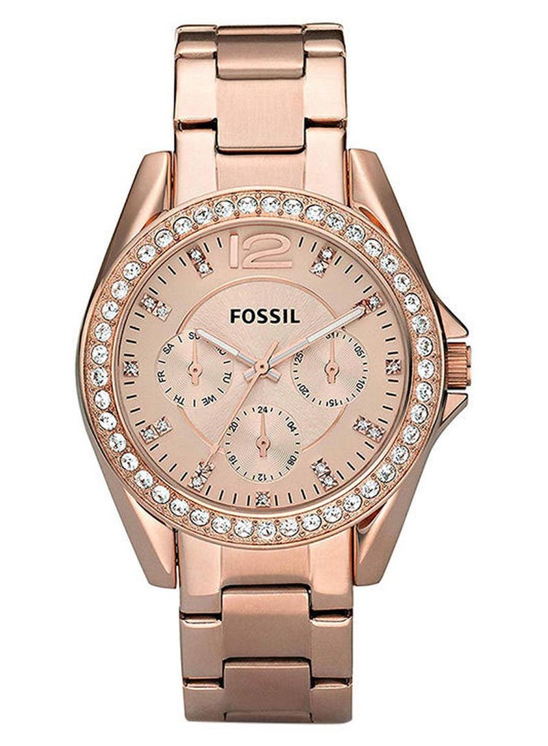 FOSSIL Women's Stainless Steel Analog Quartz Watch ES2811 - 38 mm - Image 1