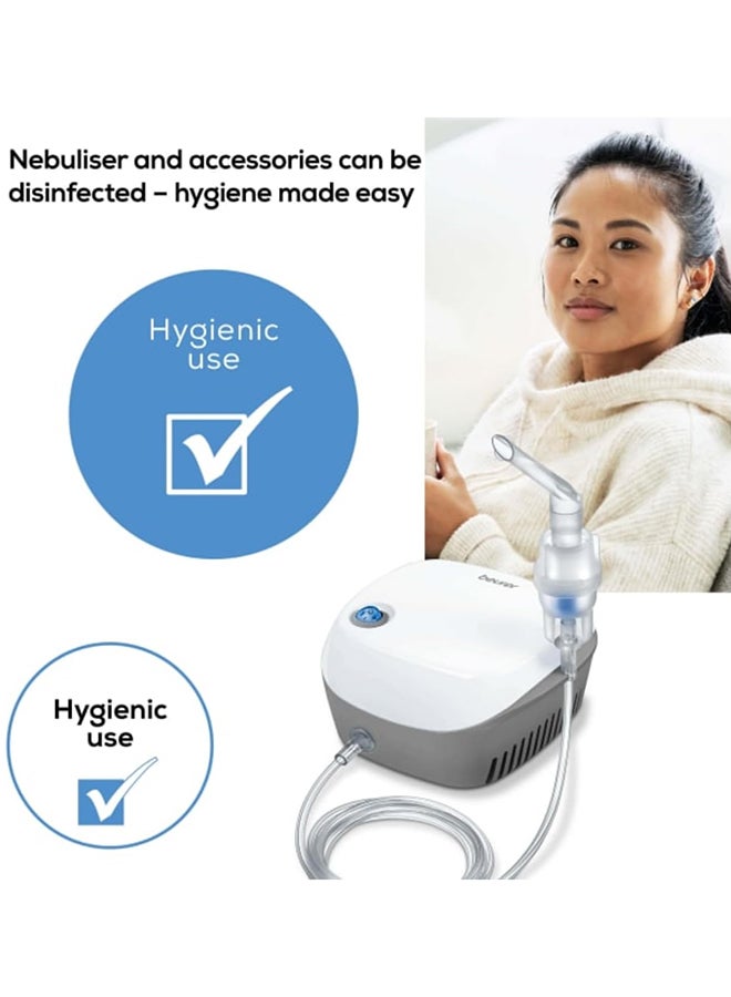 IH18 Home-Use Nebuliser. Electric Inhaler For nebulising Liquid Medication for colds, Asthma and Respiratory Diseases. Compressed Air Technology. For Adults And Children. Medical Device - pnsku/N11820573A/45/_/1739769531/7b799628-9404-4343-be46-10b208524f3b