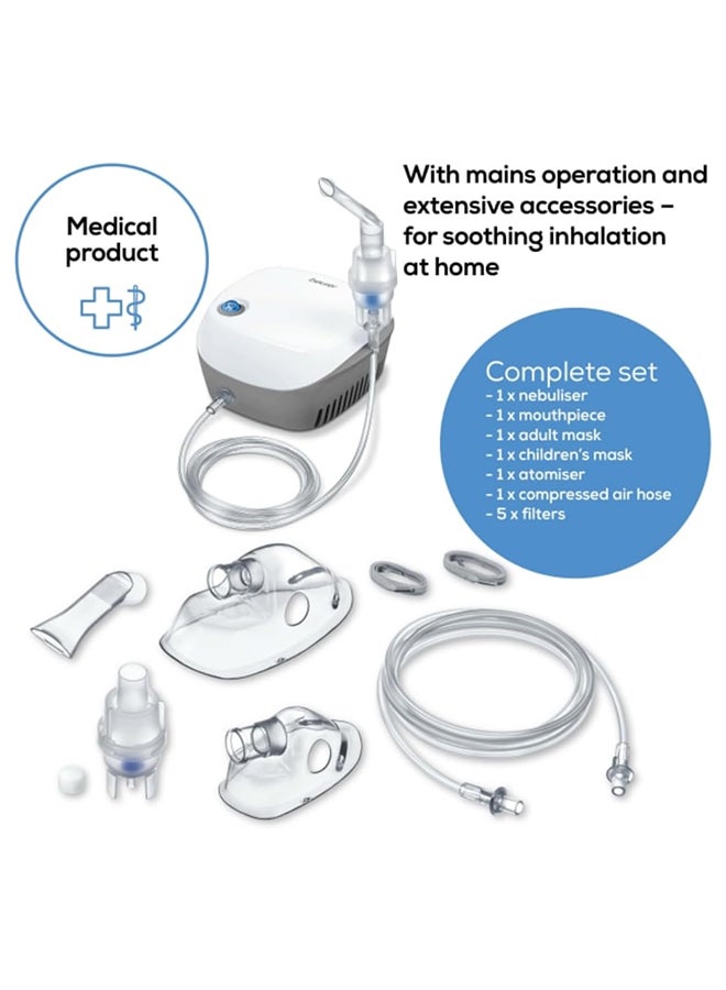 IH18 Home-Use Nebuliser. Electric Inhaler For nebulising Liquid Medication for colds, Asthma and Respiratory Diseases. Compressed Air Technology. For Adults And Children. Medical Device - pnsku/N11820573A/45/_/1739769533/3cd2a948-230f-4eac-ae38-b9d922f1faa7