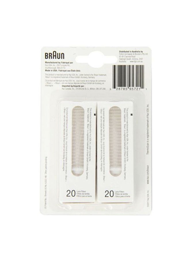 BRAUN 40-Piece Thermo Scan Lens Filters With BPA-free, and latex-free, Comfortably Designed - Image 1