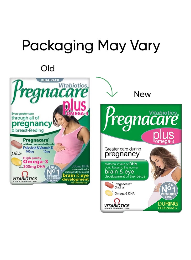 فيتابيوتيكس Pregnacare Plus Omega3 56 Tablets Packaging May Vary  - Image 2
