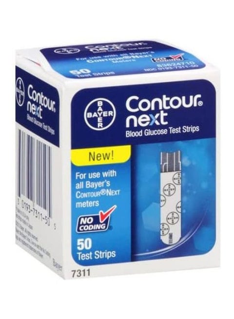 Blood Glucose Test Strips 50 Pieces
