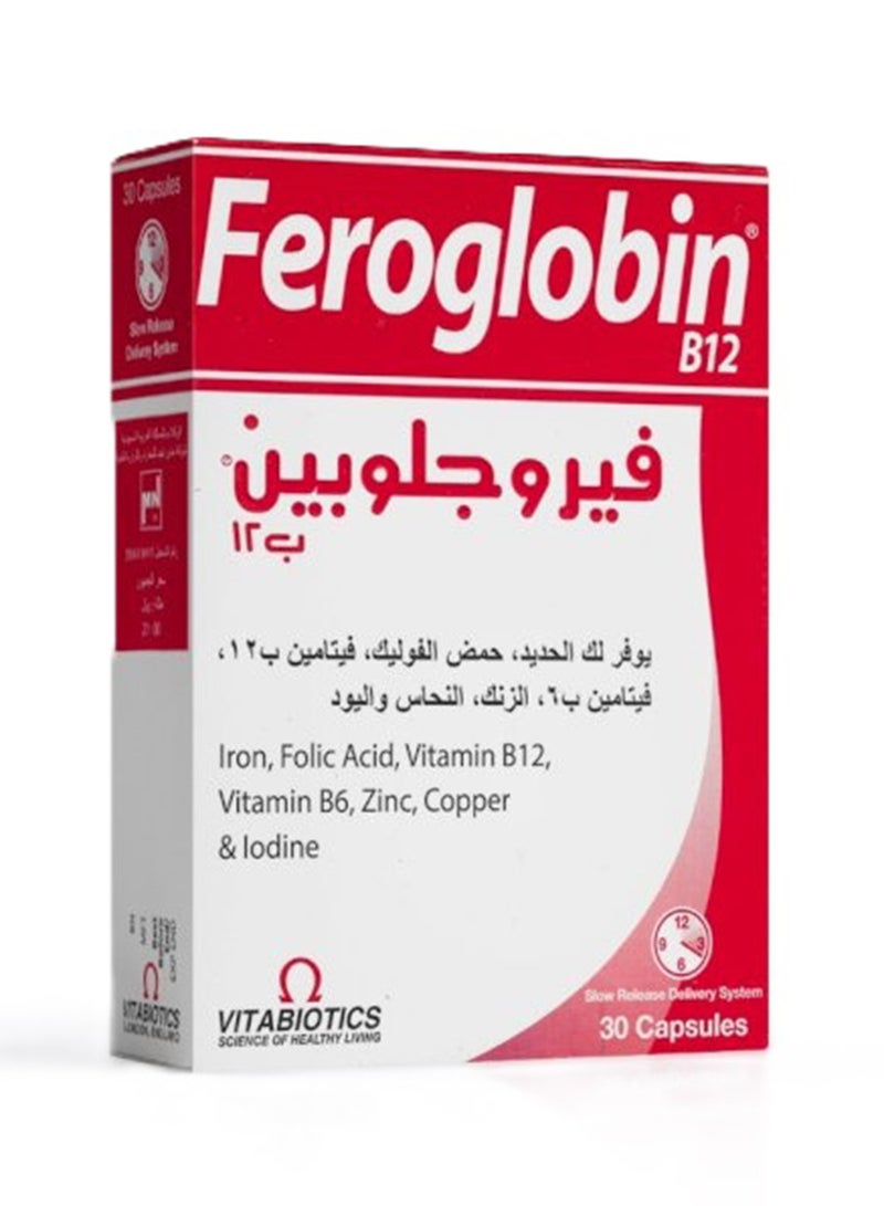 Feroglobin Original 30 Tablets - pnsku/N11820703A/45/_/1742286778/b90bcedd-d50a-44b6-9946-59647d7d787a