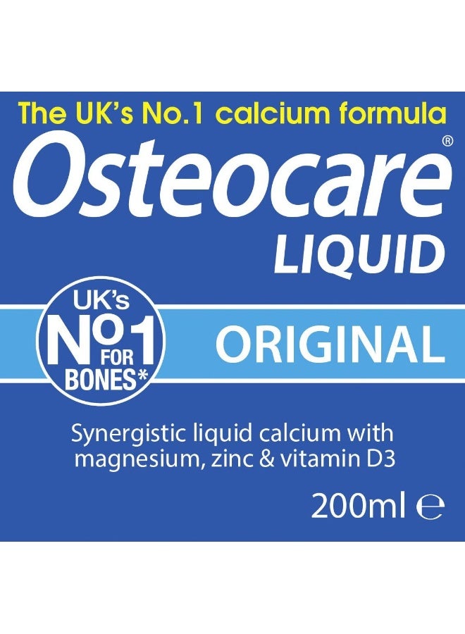 Vitabiotics - Osteocare Liquid Orange Flavour 200ml - Image 1