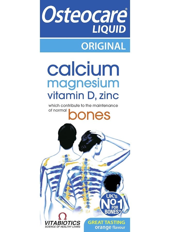 Vitabiotics - Osteocare Liquid Orange Flavour 200ml - Image 1