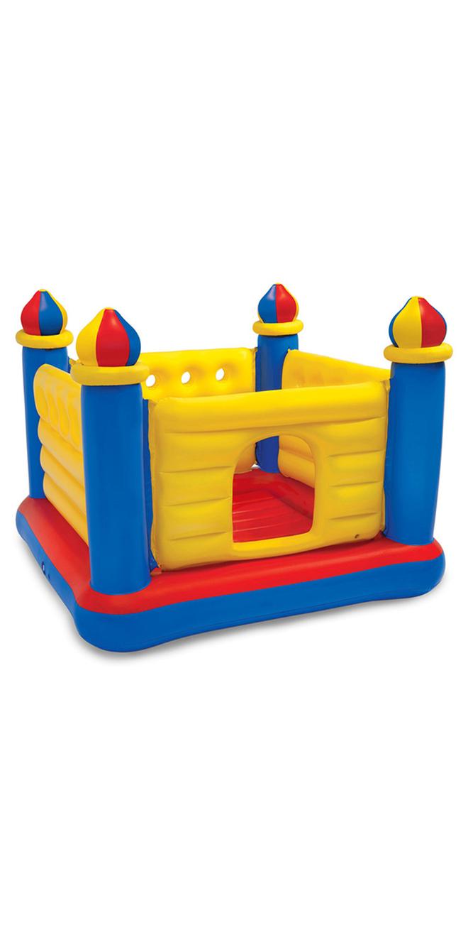 INTEX Jump-O-Lene Inflatable Bouncer Castle House 1.75m x 1.75m x 1.35m - Image 1