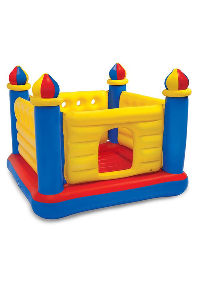 INTEX Jump-O-Lene Inflatable Bouncer Castle House 1.75m x 1.75m x 1.35m - Image 1