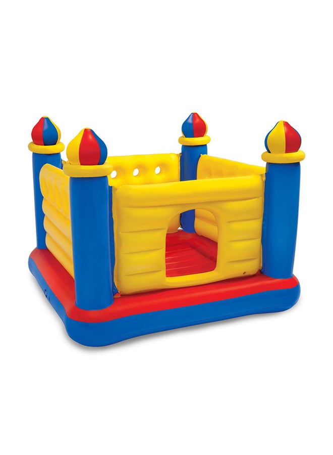 INTEX Jump-O-Lene Inflatable Bouncer Castle House 1.75m x 1.75m x 1.35m - Image 1