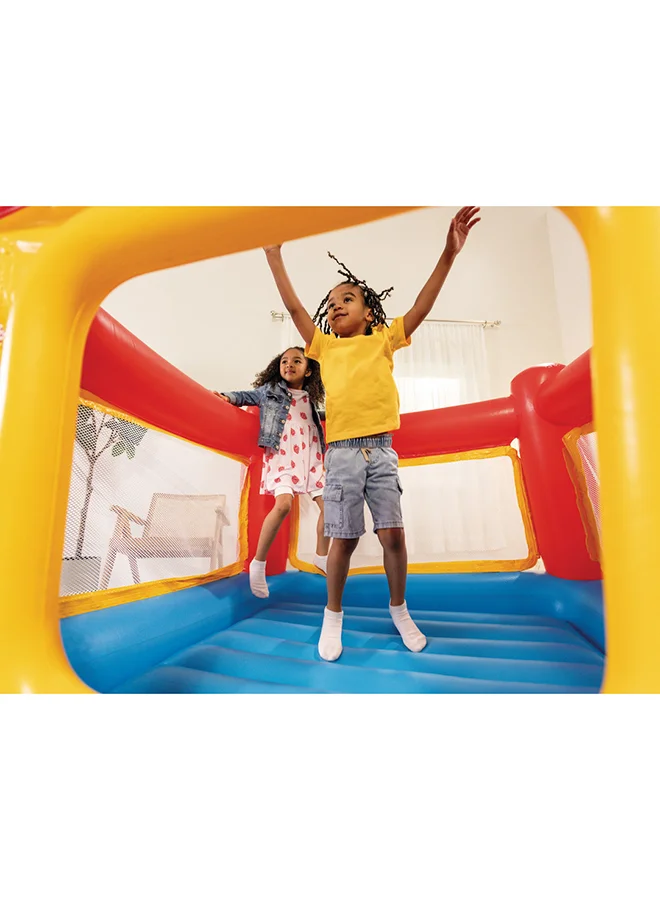 INTEX Jump-O-Lene Inflatable Bouncer Play House 1.74m x 1.74m x 1.12m 174x174x112cm
