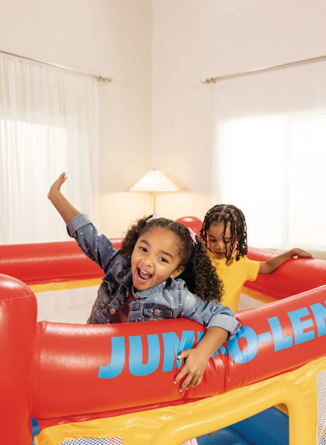INTEX Jump-O-Lene Inflatable Bouncer Play House 1.74m x 1.74m x 1.12m 174x174x112cm