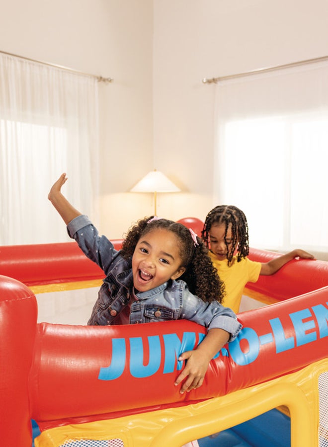 INTEX Jump-O-Lene Inflatable Bouncer Play House 1.74m x 1.74m x 1.12m 174x174x112cm - Image 4