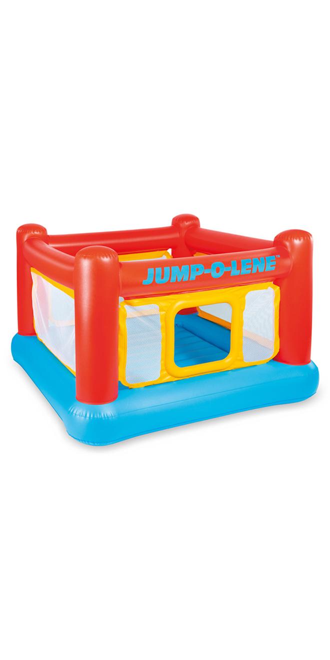 انتكس بيت لعب للقفز جامب-أو-لين قابل للنفخ بتصميم قلعة 174x174x112سم - Image 1