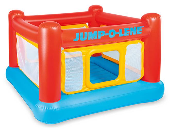 انتكس بيت لعب للقفز جامب-أو-لين قابل للنفخ بتصميم قلعة 174x174x112سم - Image 1