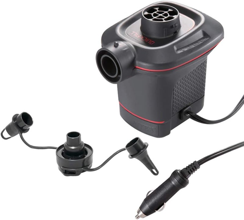 انتكس مضخة هواء كهربائية سريعة الملء بتيار مستمر 12 فولت - أسود - Image 1