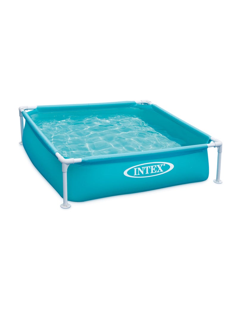 INTEX Mini Frame Above Ground Toddler Pool – 1.22m x 1.22m x 30cm – Square My First Frame Pool – Blue – Ages 2+ 122x122x30cm - Image 3