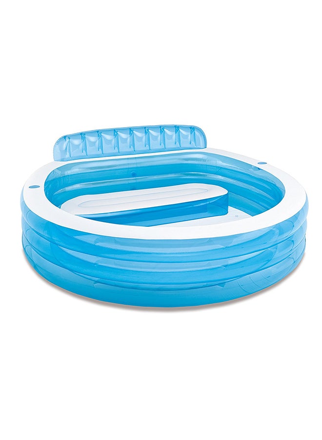 INTEX - 3-Rings Swim Center Family Lounge Pool 229x218x79cm - Image 1