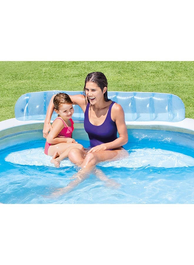 INTEX - 3-Rings Swim Center Family Lounge Pool 229x218x79cm - Image 1