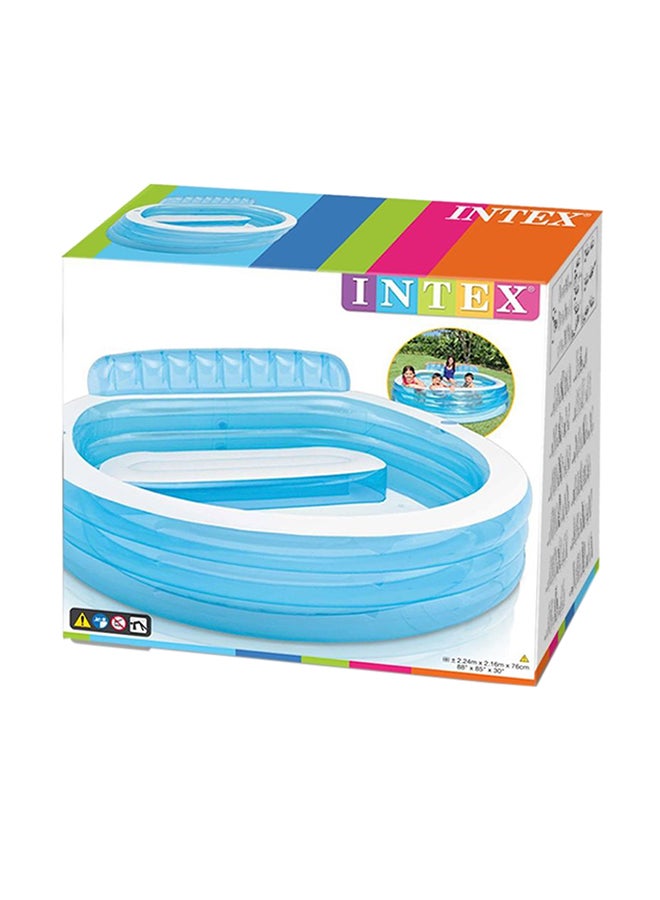 INTEX - 3-Rings Swim Center Family Lounge Pool 229x218x79cm - Image 1