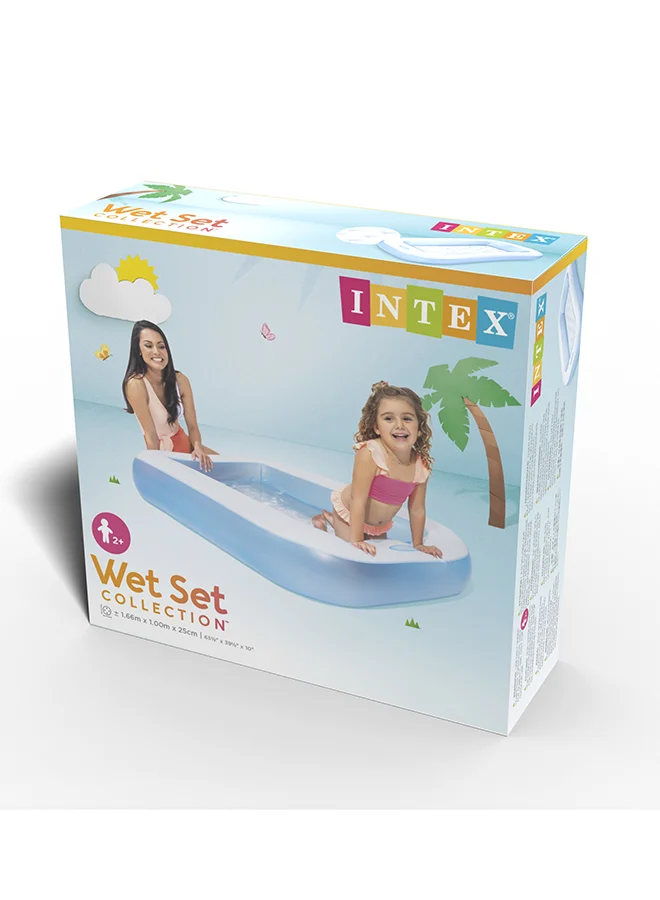 INTEX Intex Rectangular Inflatable Pool – Lightweight, Foldable & Easy Setup – Ideal for Kids & Families