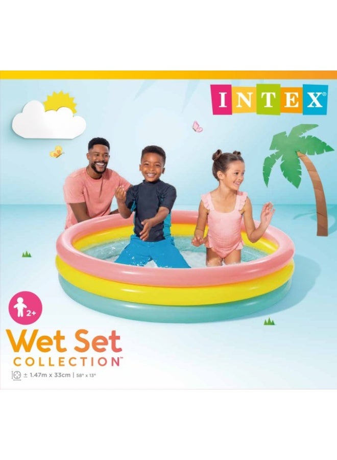 INTEX Sunset Glow Inflatable Pool - 58" x 13" - Image 4