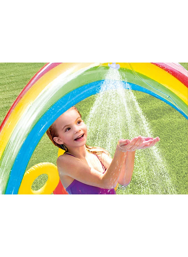 INTEX Rainbow Ring Play Center Inflatable 297x193x135cm