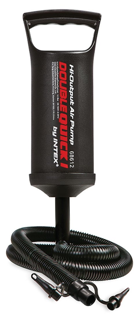 Double Quick 1 Hand Pump Black 11.5inch