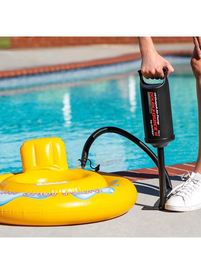 Intex Double Quick II Hand Pump Black 14inch - Image 2