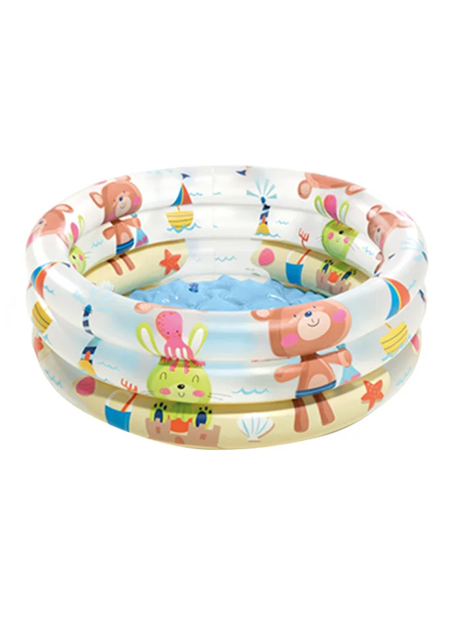 انتكس Beach Buddies 3-Ring Baby Pool 61x22cm