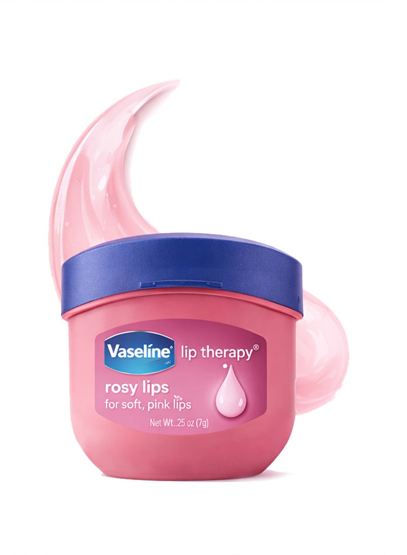 Vaseline Lip Care Rosy Lips Lèvres Rosées Pink 7grams - Image 1
