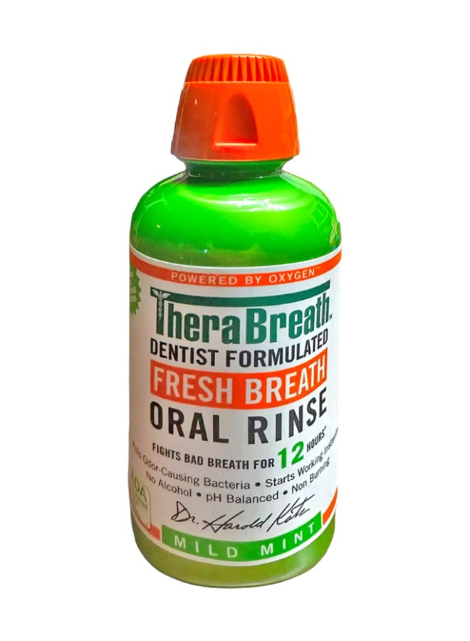 TheraBreath Mild Mint Fresh Breath Oral Rinse 473ml  - Image 1