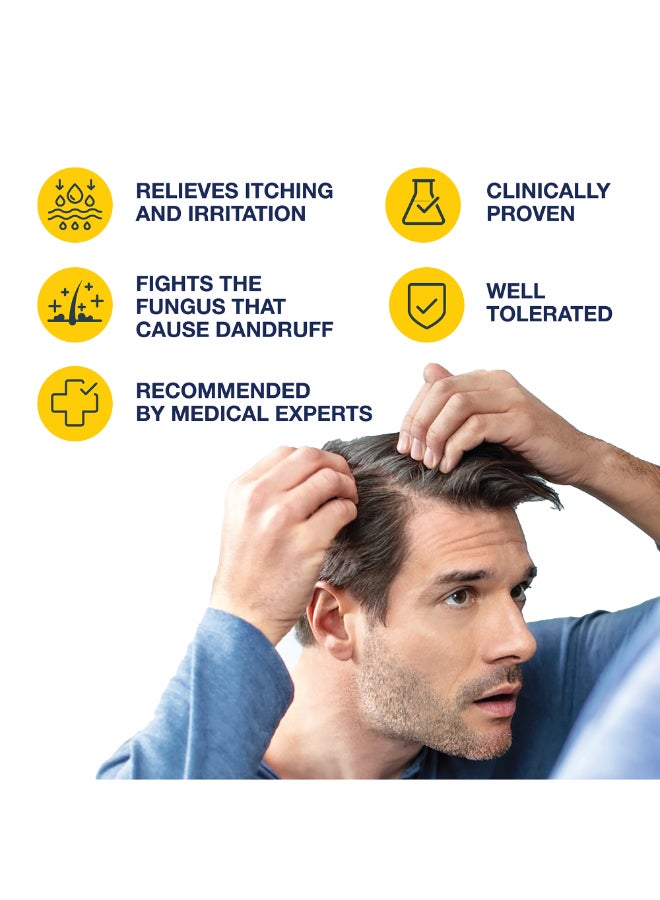 Anti-Dandruff Treatment Shampoo, 100 Ml, Effective Dandruff Treatment, Works From The First Wash, Clinically Proven Ketoconazole Shampoo To Relieve Itchy Scalp 100ml