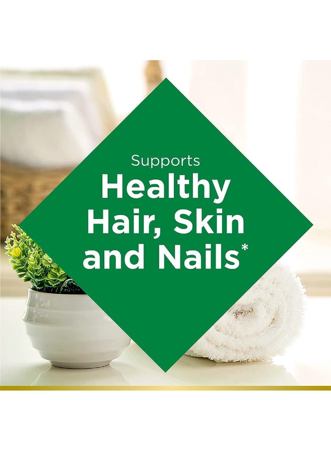 NATURE'S BOUNTY - Hair, Skin & Nails, 3000mcg Biotin, 60 Coated Caplets Packaging May Vary - Image 1