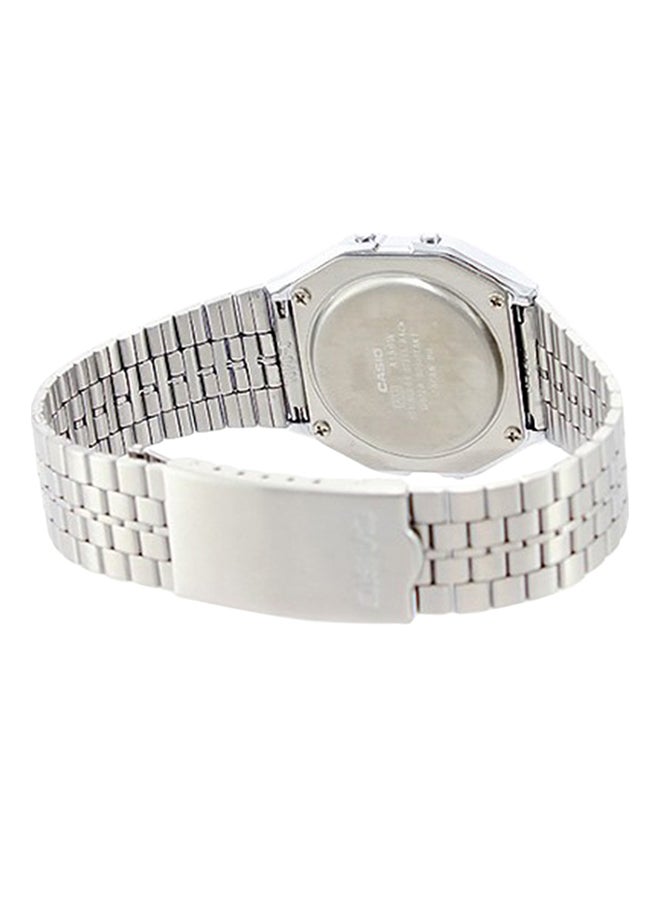كاسيو ساعة يد كوارتز كلاسيكية رقمية طراز A159W-N1DF مقاس 35 مم - لون فضي للرجال - Image 2
