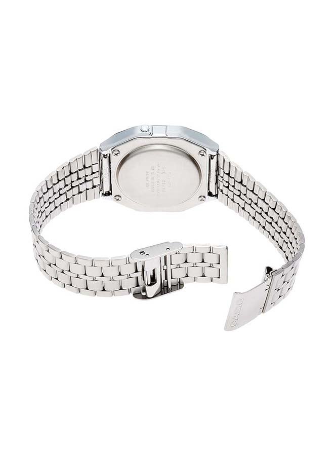 كاسيو ساعة يد كوارتز كلاسيكية رقمية طراز A159W-N1DF مقاس 35 مم - لون فضي للرجال - Image 3