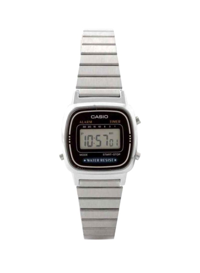 CASIO Women's Vintage Digital Watch LA670WA-1DF - 25 mm - Silver - Image 1