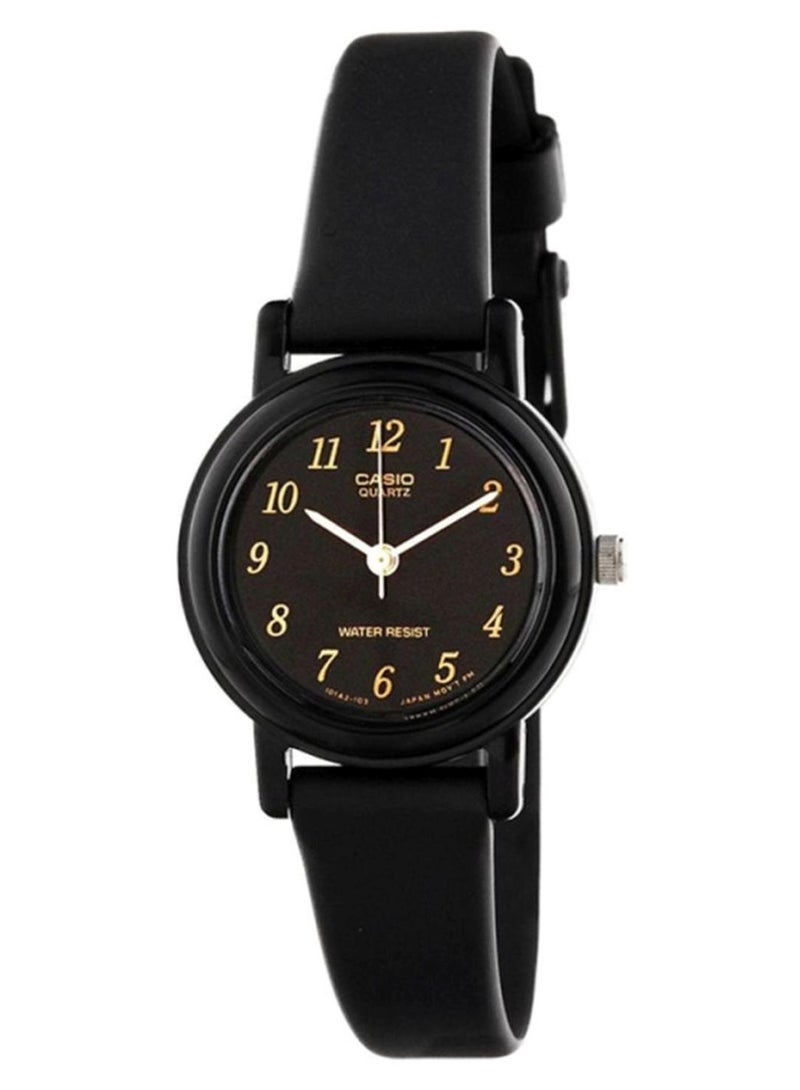 CASIO Women's Youth Water Resistant Analog Watch LQ-139AMV-1LDF - 31 mm - Black - Image 1
