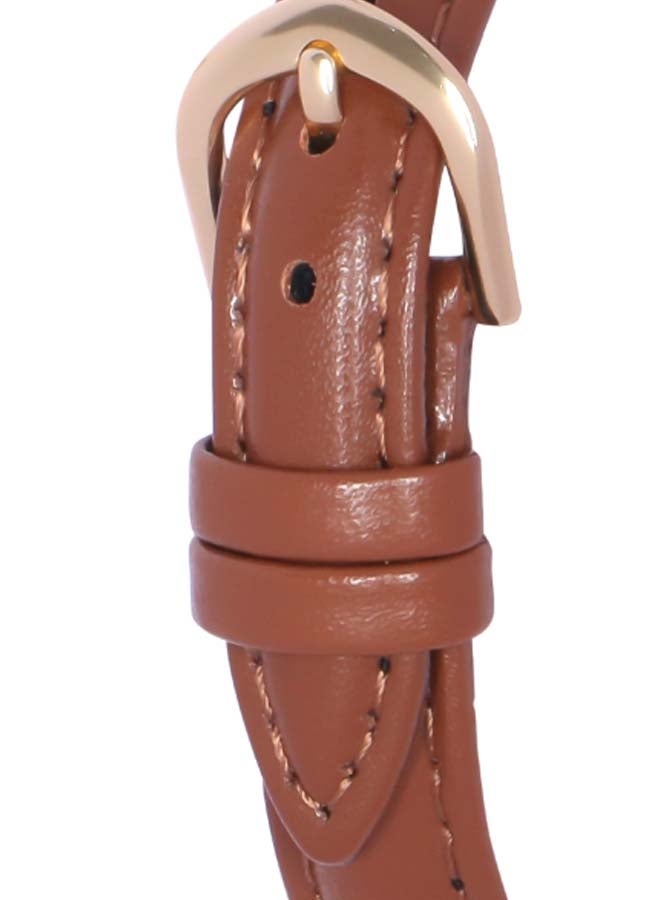 كاسيو ساعة يد إنتايسر بعقارب مقاومة للماء طراز LTP-1094Q-7B8RDF - 22 مم - لون بني للنساء - Image 4