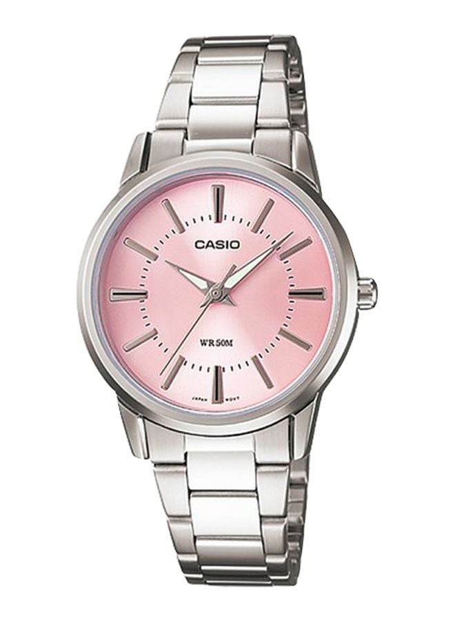 CASIO Women's Enticer Series Analog Watch LTP-1303D-4AVDF - 30 mm - Silver - Image 1