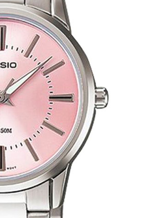 CASIO Women's Enticer Series Analog Watch LTP-1303D-4AVDF - 30 mm - Silver - Image 4