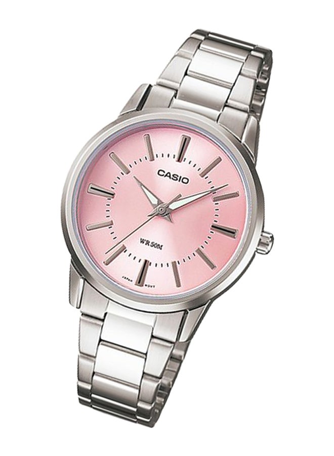CASIO Women's Enticer Series Analog Watch LTP-1303D-4AVDF - 30 mm - Silver - Image 3