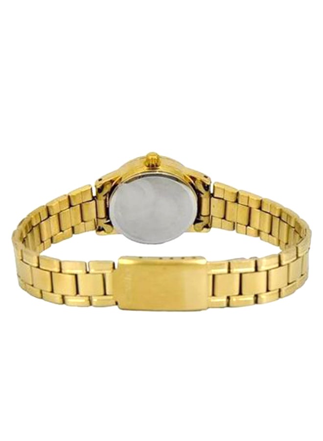 CASIO Women's Stainless Steel Quartz Analog Watch LTP-V002G-7BUDF - 25 mm - Gold  - Image 3