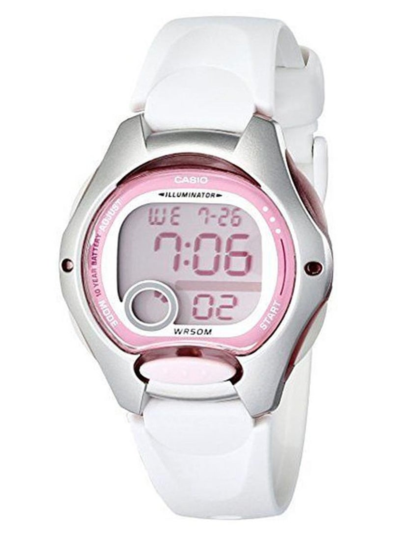 CASIO Women's Sport Quartz Digital Watch LW-200-7AVDF - 35 mm - White - Image 1