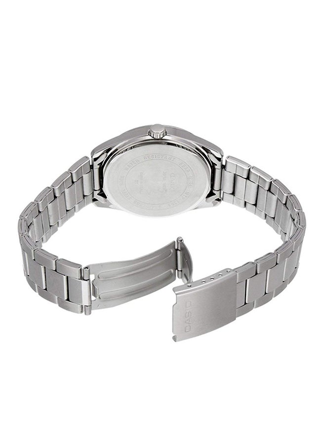 CASIO Men's Enticer Water Resistant Quartz Analog Watch MTP-1302D-1A2VDF - 39 mm - Silver - Image 2