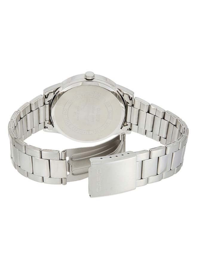 CASIO Men's Enticer Quartz Analog Watch MTP-1303D-1AVDF - 40 mm - Silver - Image 2