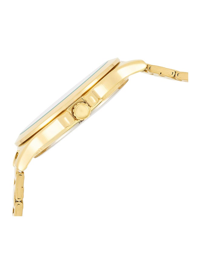 كاسيو ساعة يد رسمية بعقارب ومقاومة للماء طراز MTP-V300G-9AUDF - 42 مم - ذهبي للرجال - Image 3