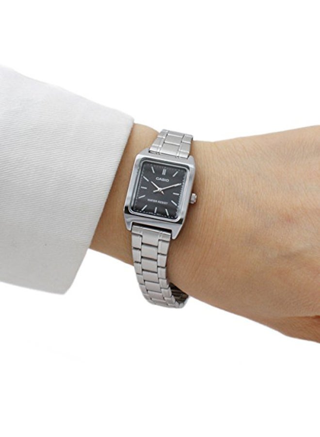 CASIO Men's Stainless Steel Analog Quartz Watch LTP-V007D-1EUDF - 22 mm - Silver - Image 3