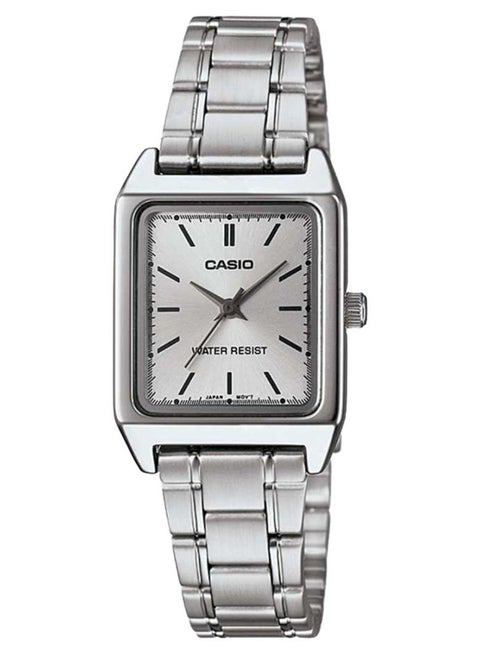 Women's Stainless Steel Analog Quartz Watch LTP-V007D-7EUDF - 22 mm - Silver